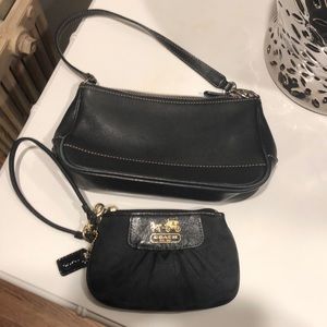 Lot of two Coach bags.